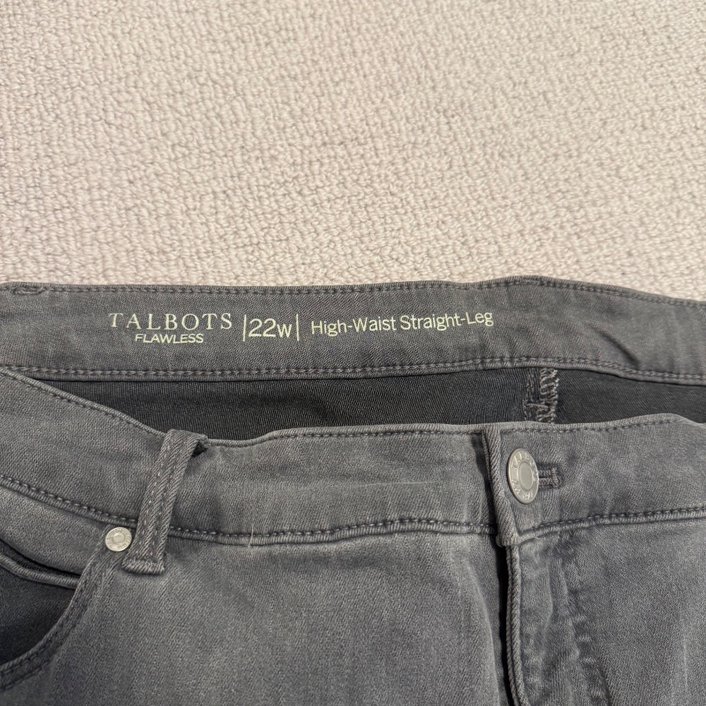 Talbots Grey Jeans - Picture 2 of 3